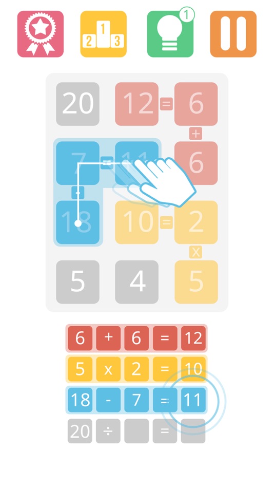 #1. RESOLVE : a math game (iOS) 来自: PLAYTOUCH