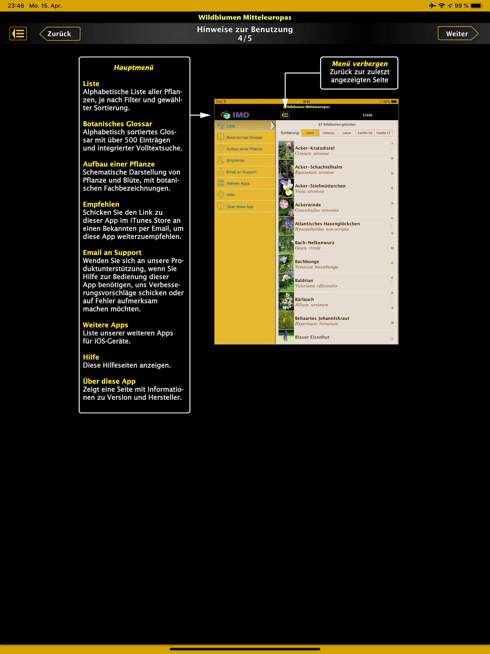 Wildblumen Mitteleuropas screenshot 12