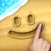 Icon Sand Draw: Beach Wave Art Game