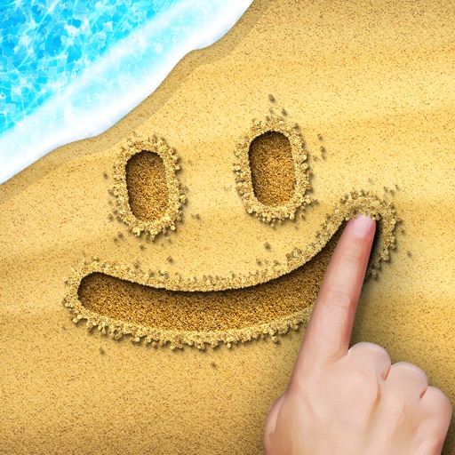 Sand Draw: Beach Wave Art Game Icon