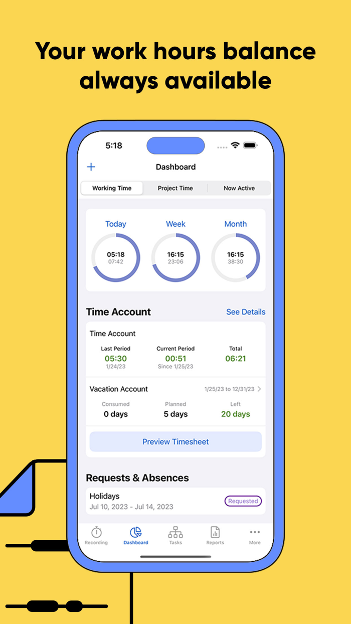 timr - Time and Mileage Tracker