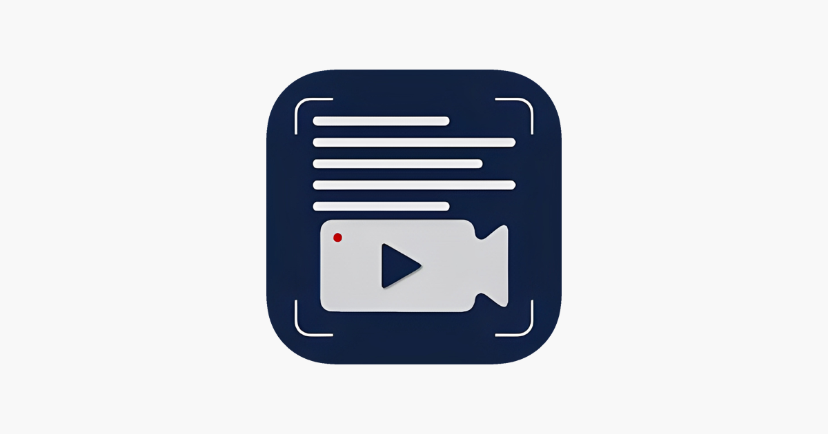 ‎Teleprompter for Videos Script on the App Store