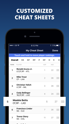 Fantasy Baseball Draft Wizard screenshot 6