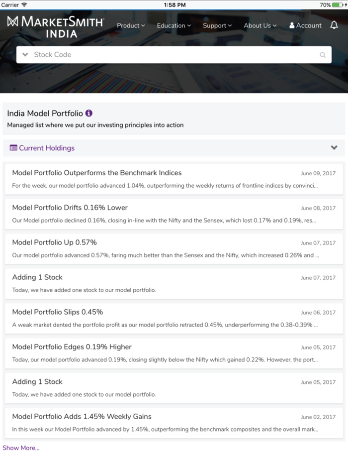 MarketSmith India -Stock Ideas