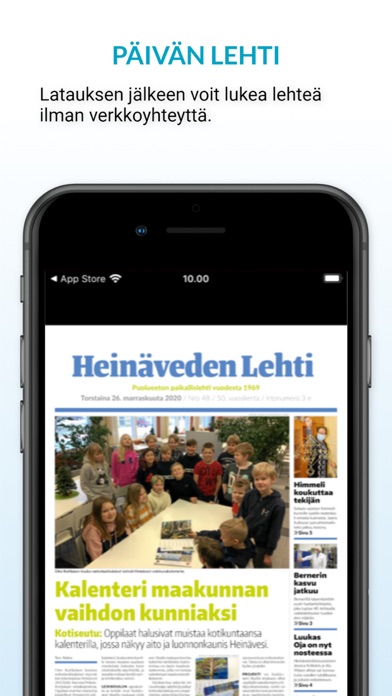 Heinäveden Lehti, päivän lehti Screenshot