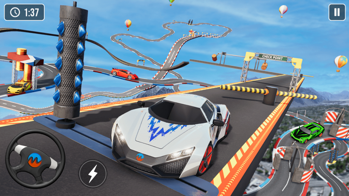 Car Ramp Stunt Racing Games 3D