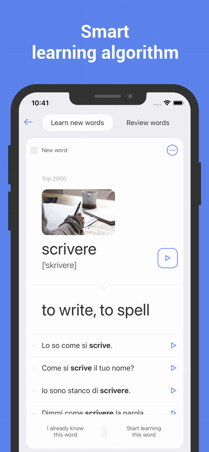 Learn Italian with Flashcards