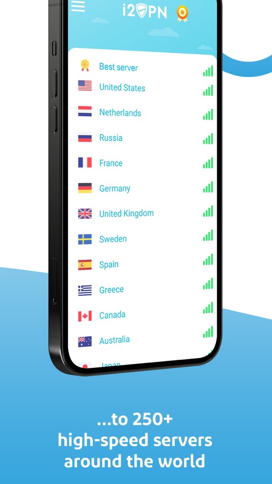 #3. i2VPN - Secure VPN Proxy (iOS) By: I2TEK LTD