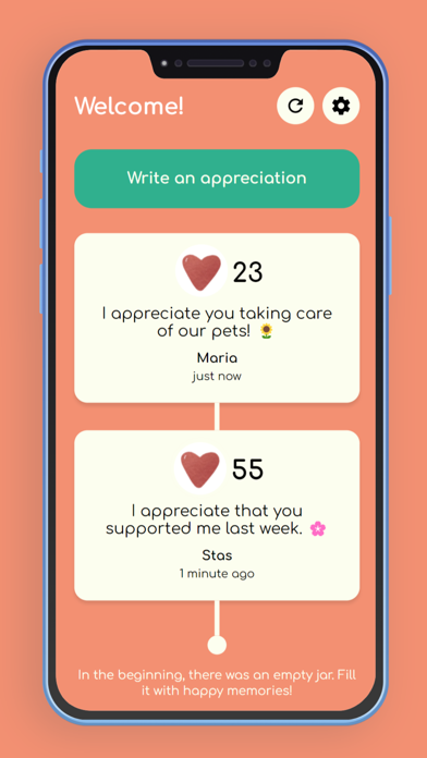 Appreciation Jar Screenshot