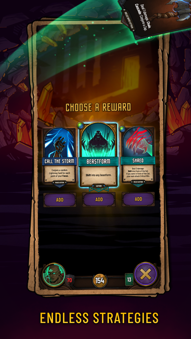 Dawncaster: Deckbuilding RPG screenshot 4