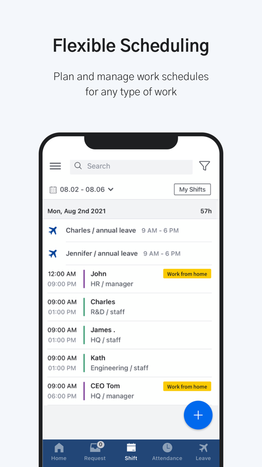 #4. Shiftee - Schedule & Timeclock (iOS) 由: Shiftee Inc.