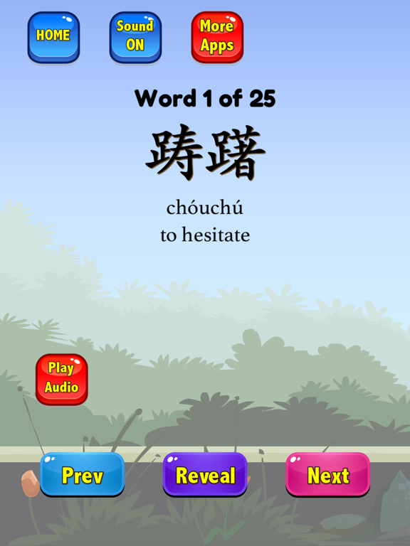 Chinese Flashcards HSK 6 iPad screenshot