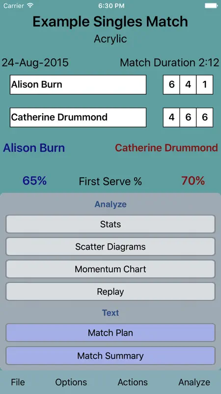 ProTracker Tennis screenshot 5 of 10
