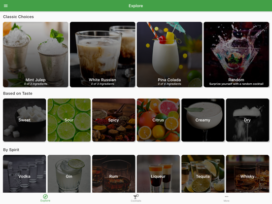 Cocktail Hobbyist - Recipes iPad screenshot 4 - Food & Drink app