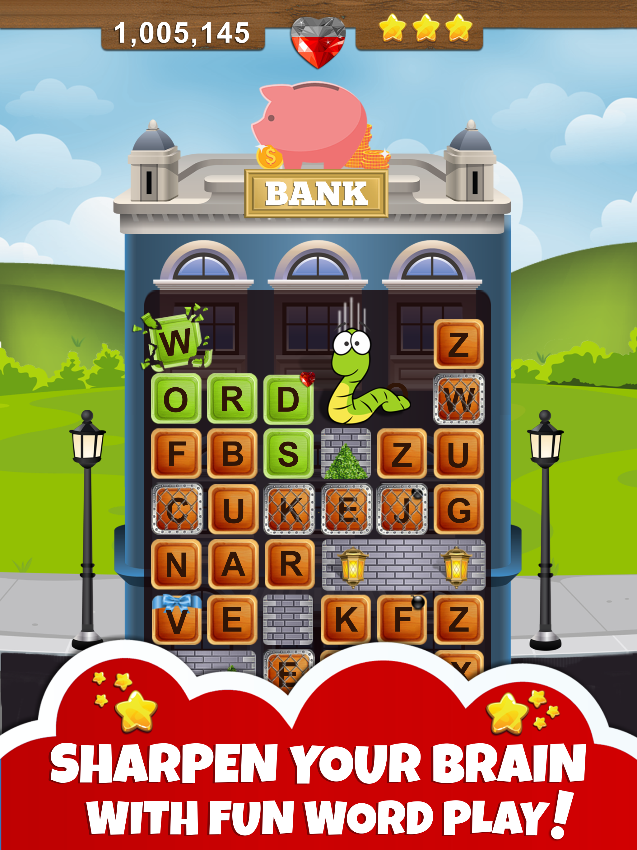 Word Wow Big City - Brain game