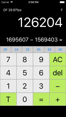 Game screenshot tcCalc - timecode & frame calc apk