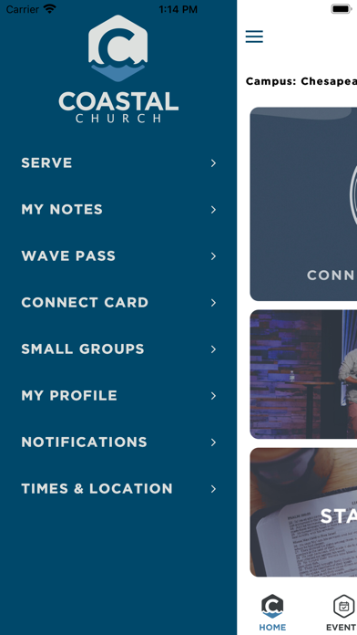 Coastal Church. Screenshot