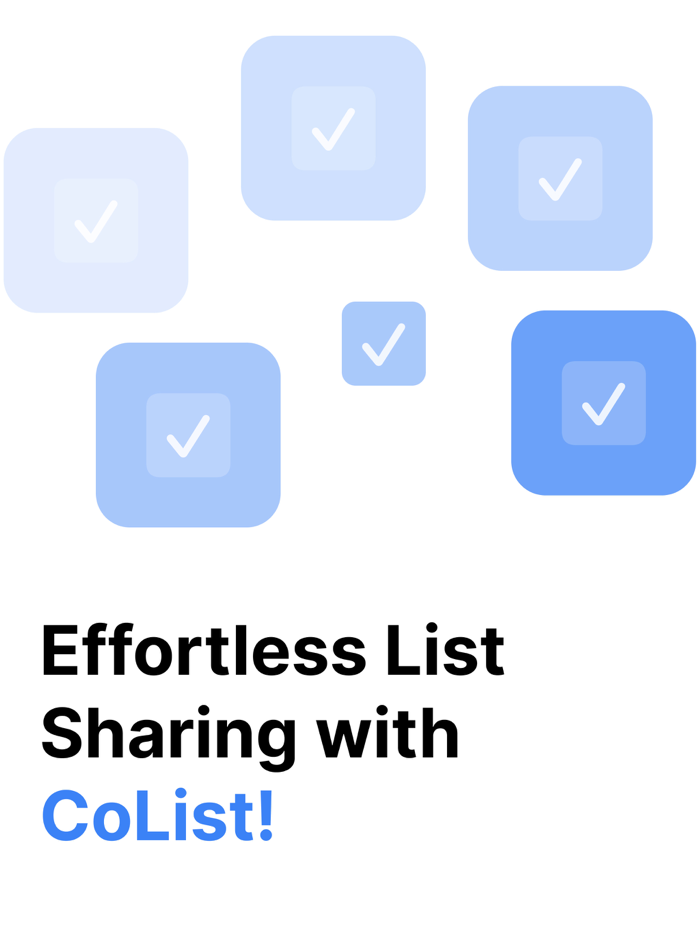 CoList - Share and Organize List