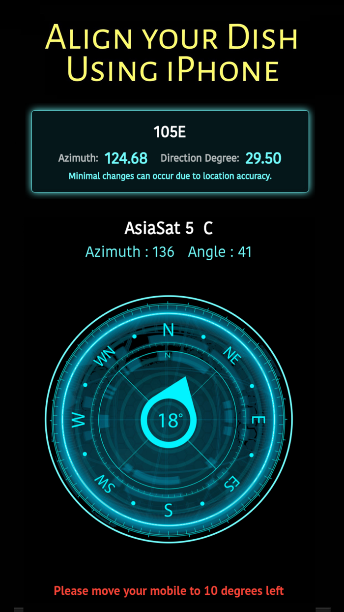 Satellite TV Finder Dish 360