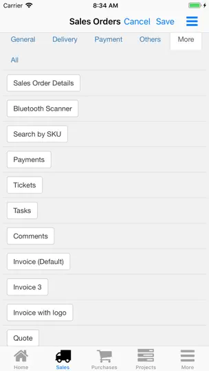 Screenshot von Nano Sales Manager auf dem iPhone 6