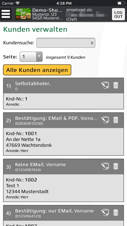 Bringbutler-Kassenprogramm screenshot-4