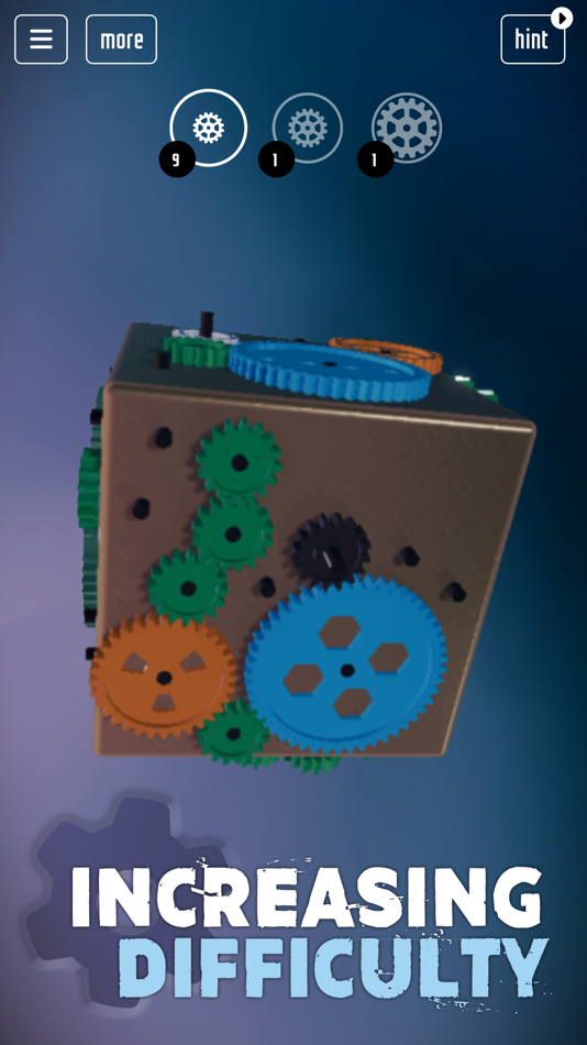 #4. Crazy Gears Box: Connect cogs (iOS) Podle: Daniel Cornelis Johannes Maria van Geel