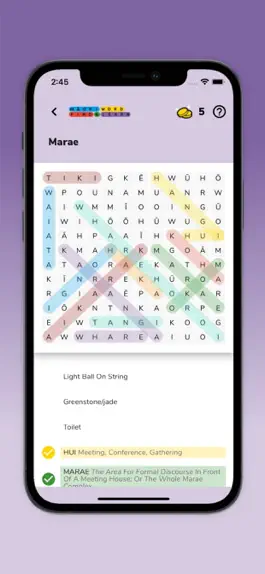 Game screenshot Māori Word Find & Learn apk