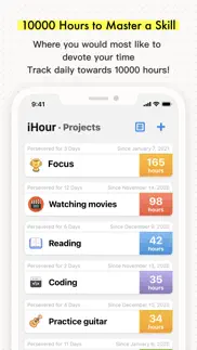 ihour - focus time tracker iphone screenshot 4
