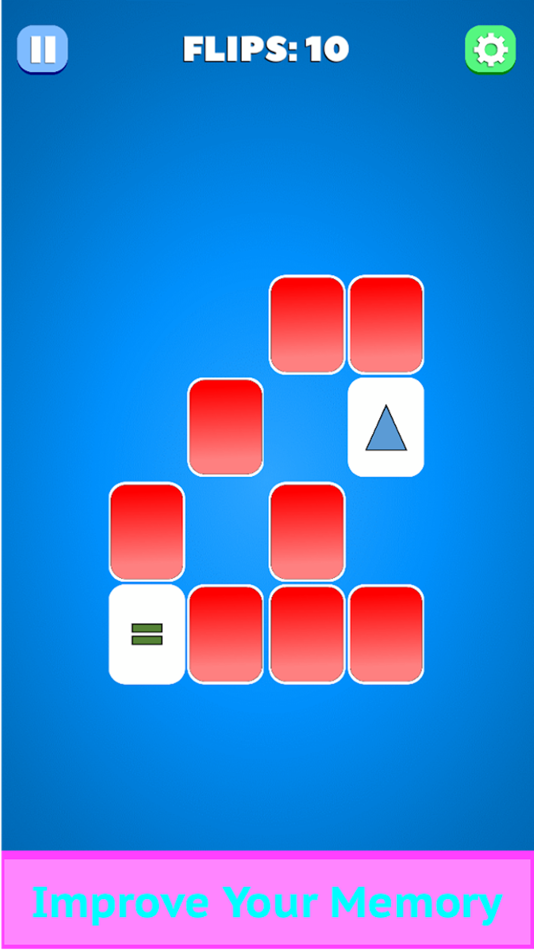 #2. Memory Match - Concentration (iOS) Podle: Aaron Keglovits