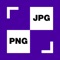 Convert any image or photo to JPEG (JPG) or to PNG