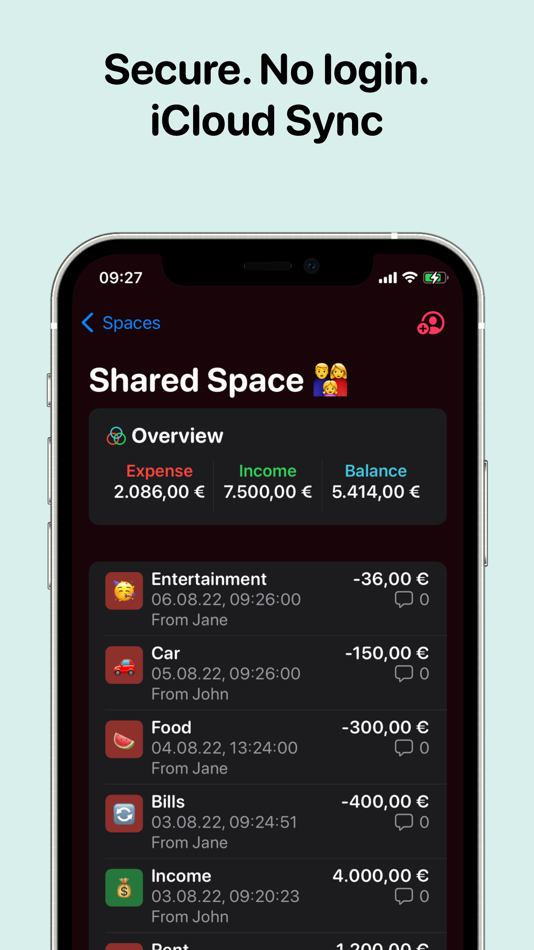 #4. Expense Tracker Money Spaces (macOS) Podle: MoneyCoach UG
