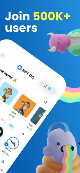 Game screenshot NFT GO: Creator & Marketplace apk