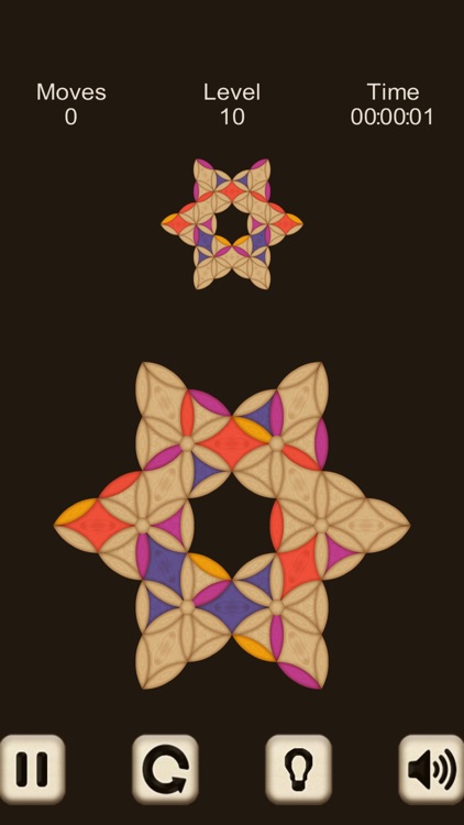 Hard Wood Puzzle. Triangle screenshot-4