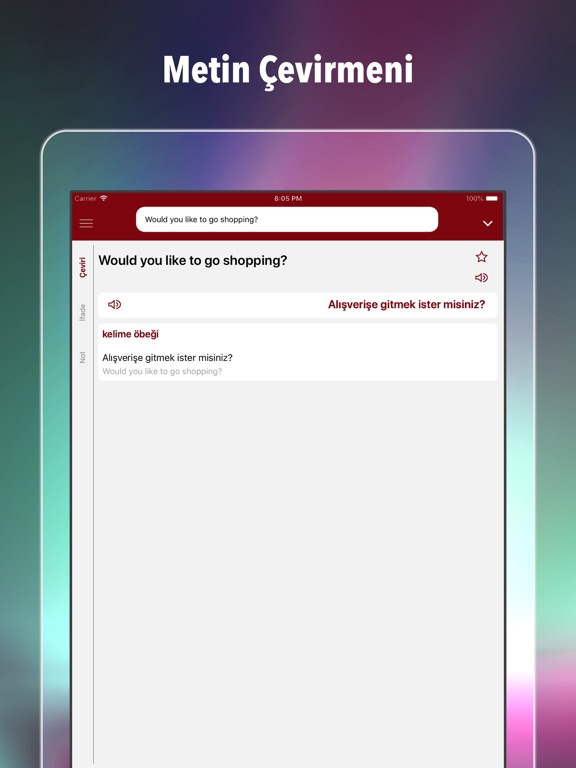 Screenshot #6 pour Çeviri +: Tercüme Sesli Sözlük