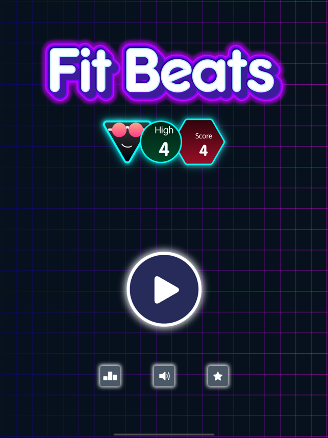 ‎Fit Beats－EDM Beat Music game Screenshot