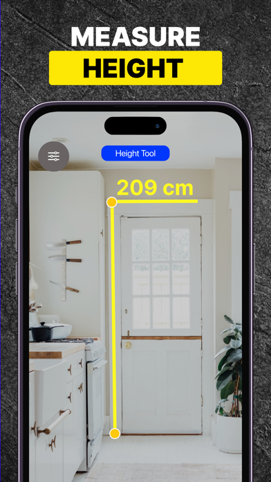 Measuring Tape+ Measure AR app Screenshot