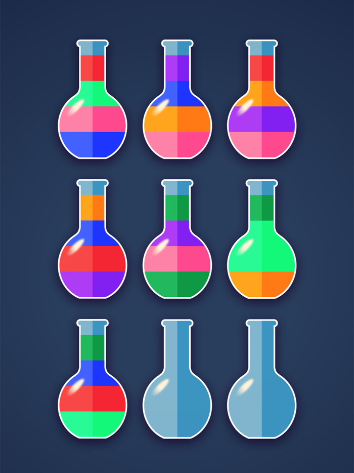 Water Color SortBottle Game