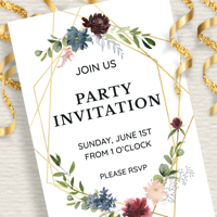 Greetings Island Invitaciones