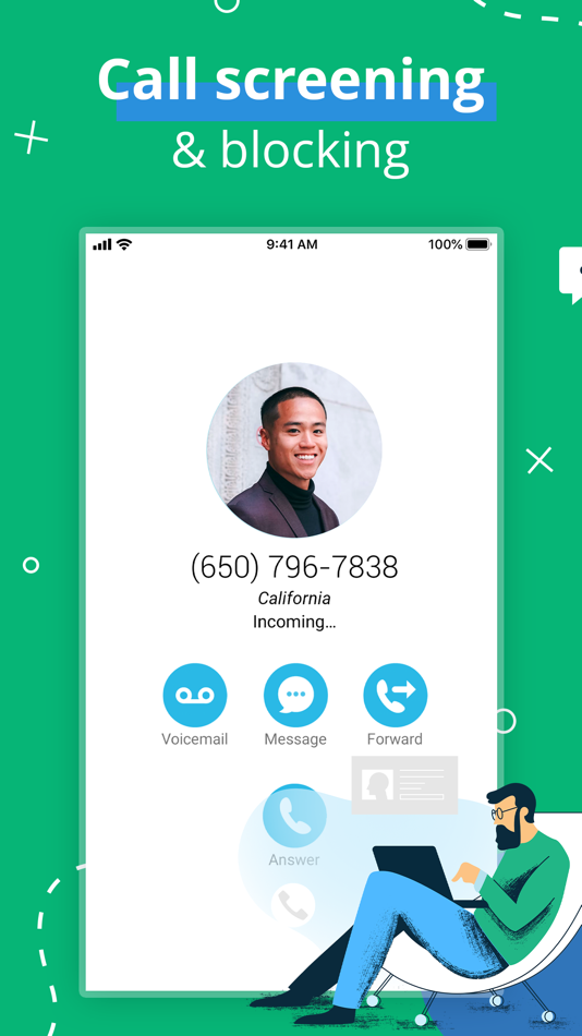 #5. Line2 - Second Phone Number (iOS) 由: J2 Web Services, Inc.