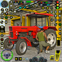 Indian Farming Tractor Game 3D