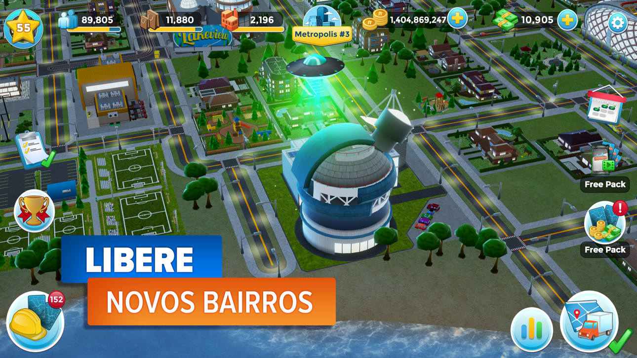 Citytopia® Build Your Own City iOS Mod IPA screenshot 2 - iOS game interface