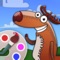 Animated kids coloring book - an exciting and relaxing game for children and adults