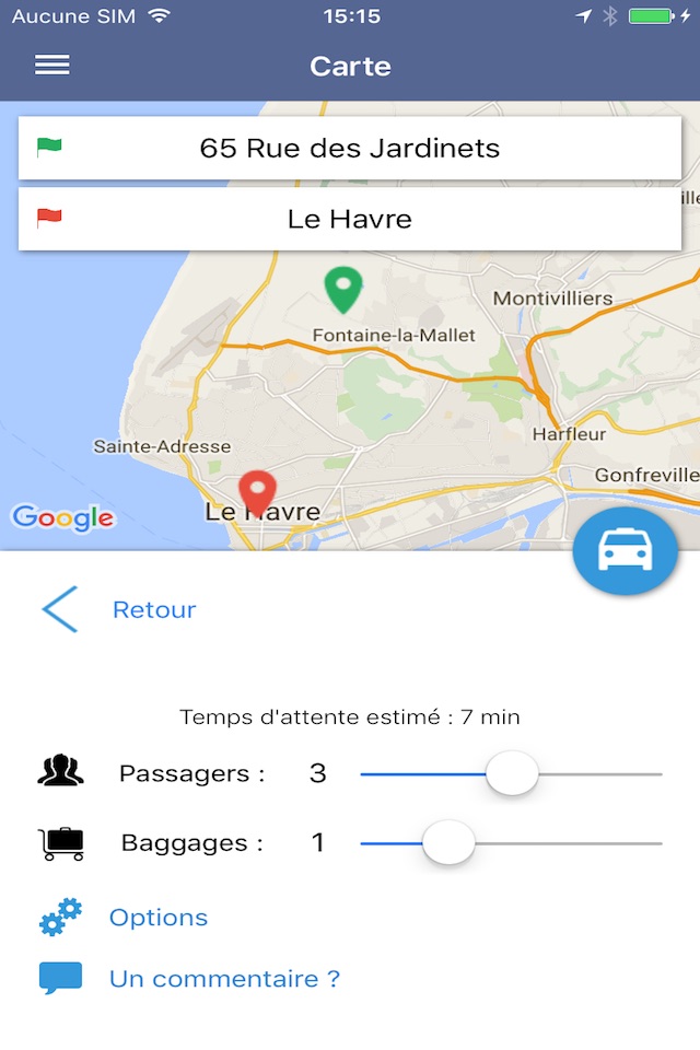 Taxi Le Havre screenshot 2