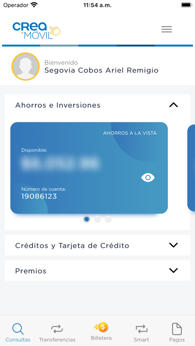 CREAmóvil - Cooperativa CREA Screenshot
