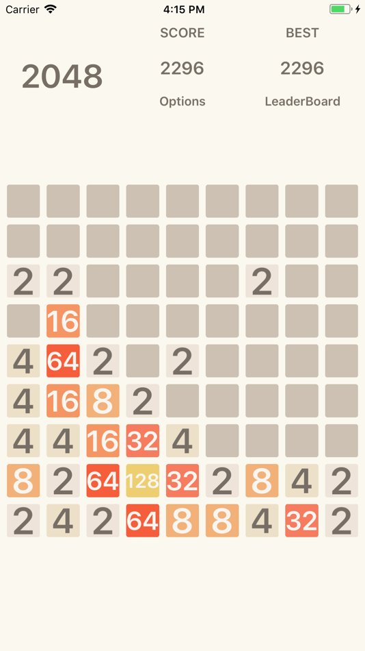 #6. 2048 - AI can help you (iOS) 由: 爱金 温