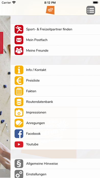DAV Kletterzentrum Hamburg Screenshot