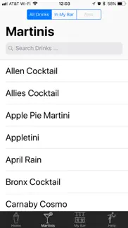 martinis.live iphone screenshot 3