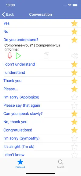 Game screenshot Learn French Phrases Words apk