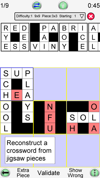 Jigsaw Crossword Screenshot