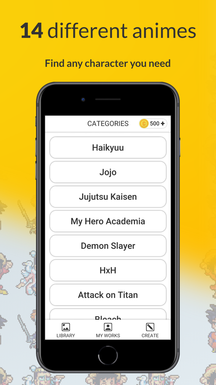 Anime Color By Number PixelArt